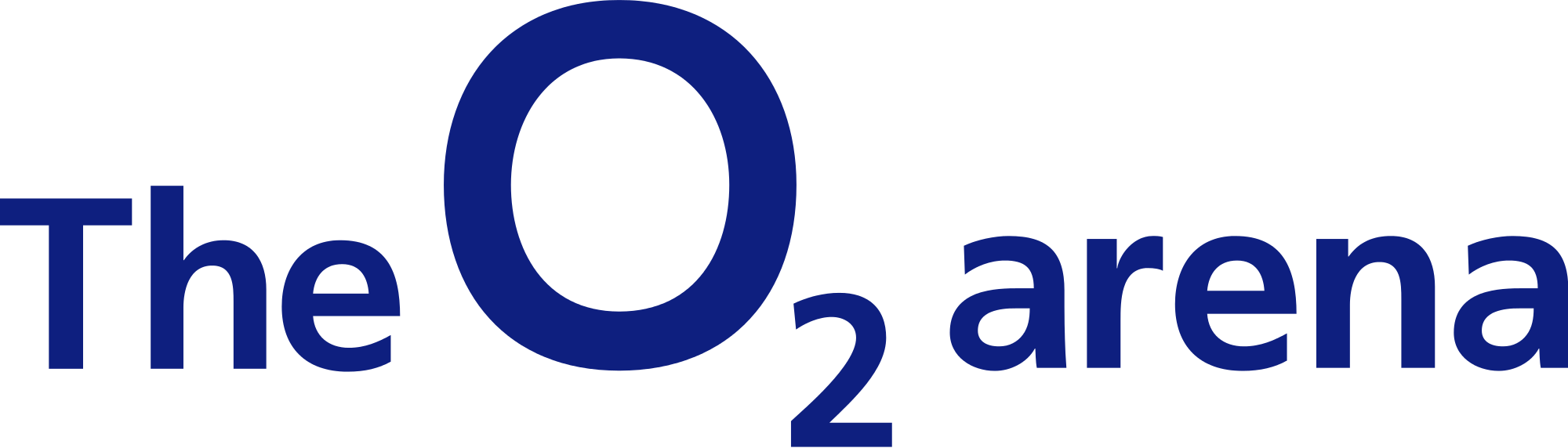 The O2 Arena brand partner logo