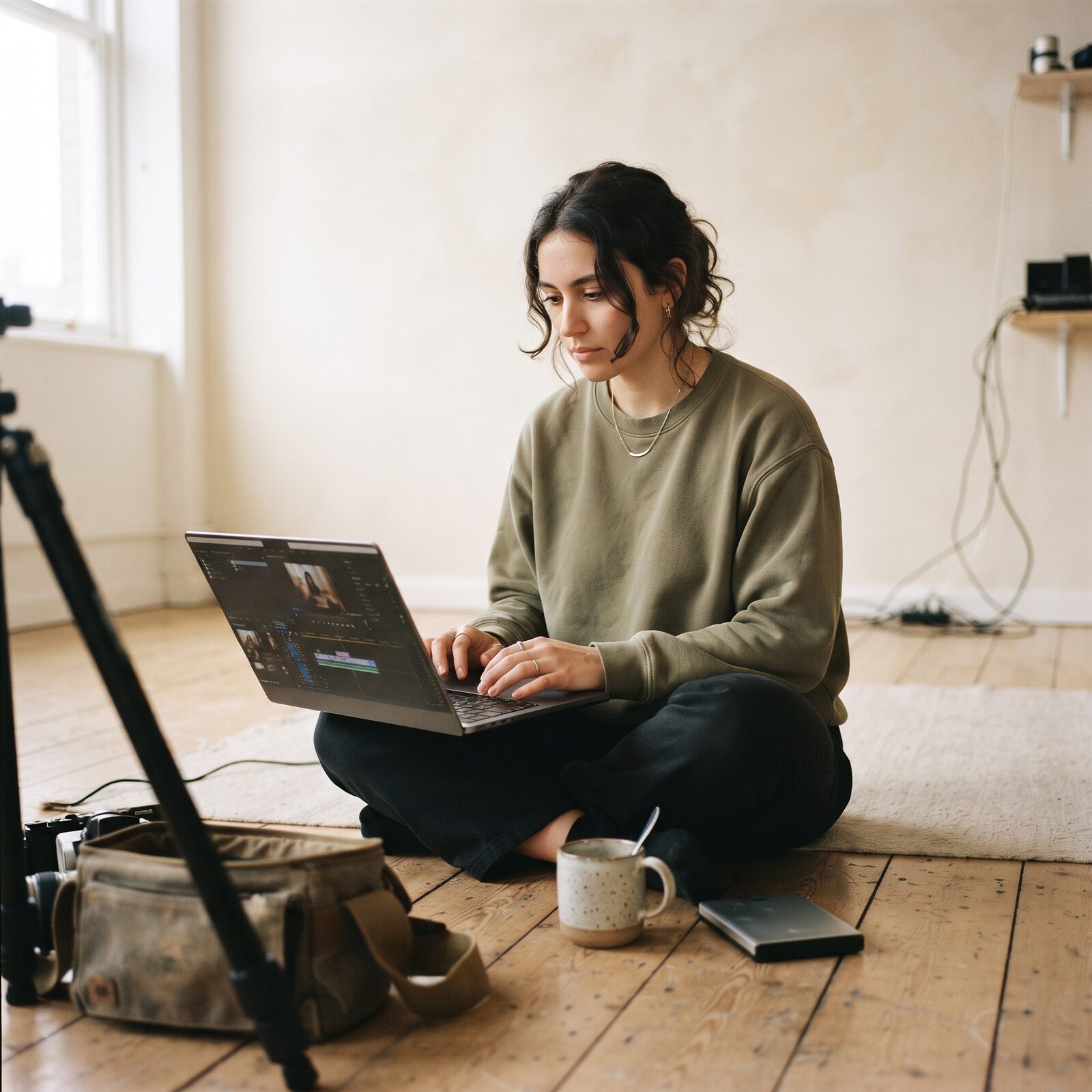 Content being filmed for a campaign