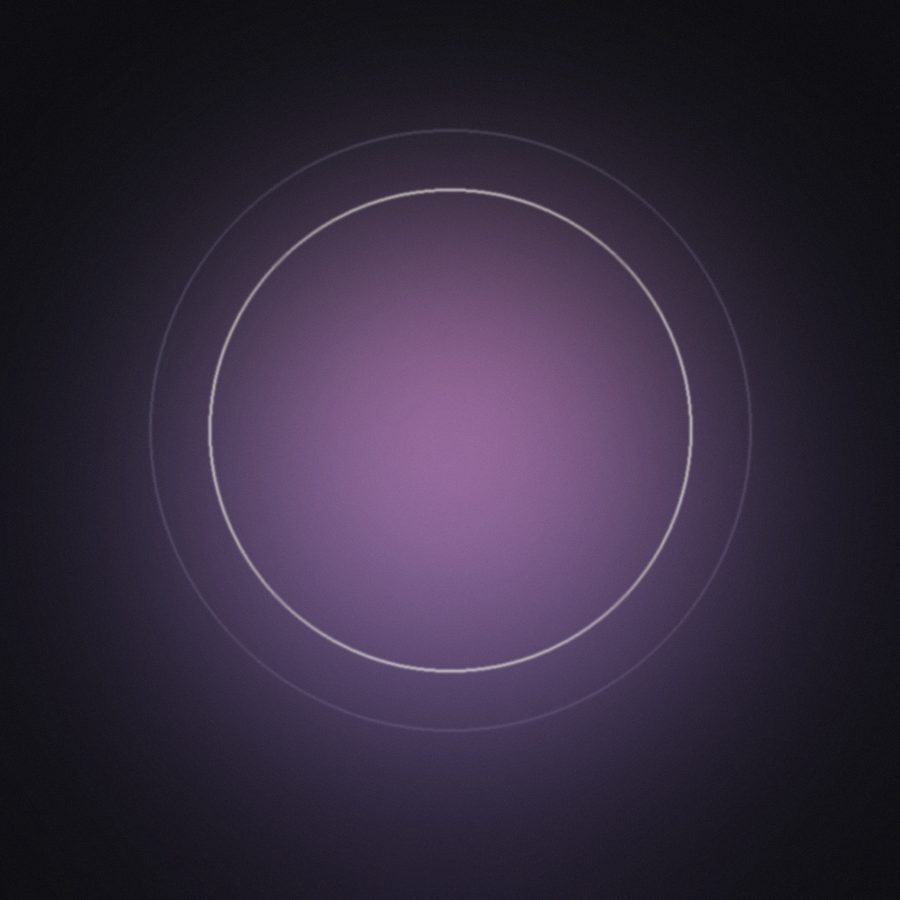Halo artwork in the Halah Social brand palette