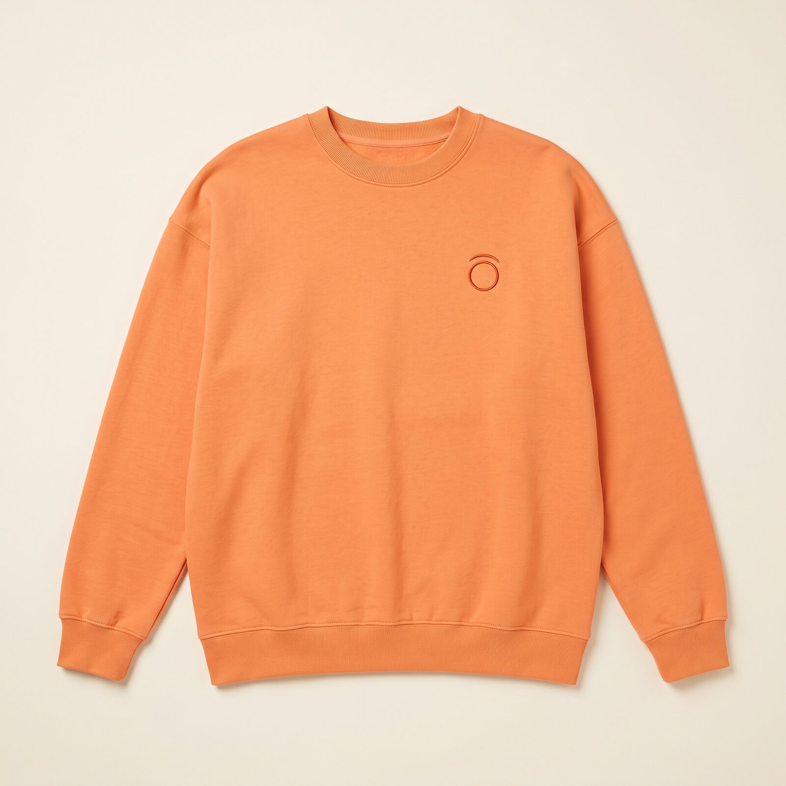 Oversized crew, orange